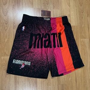 Mitchell & Ness Miami Heats Floridians Shorts Size 2XL